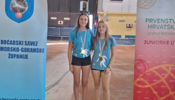 Paula Janić i Sara Šokić juniorske prvakinje Hrvatske u štafeti