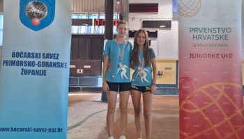 Paula Janić i Sara Šokić juniorske prvakinje Hrvatske u štafeti