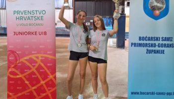 Paula Janić i Sara Šokić juniorske prvakinje Hrvatske u štafeti