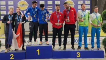 Srebro i 2 bronce na EP za seniore