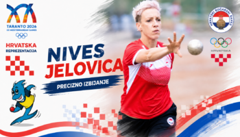 Nives Jelovica stjegonoša na otvaranju MI Taranto 2026